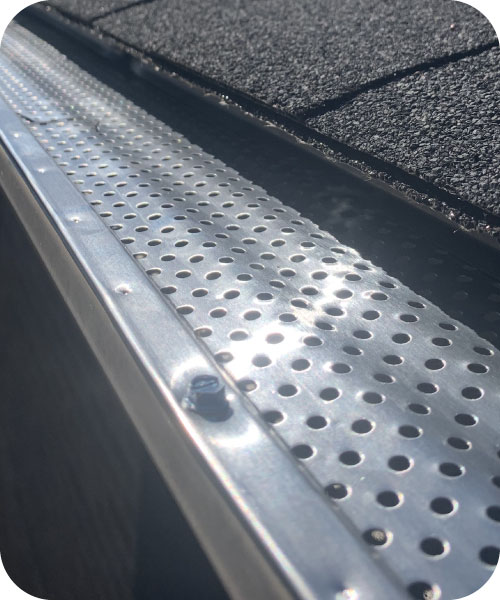 Perforated gutter guards